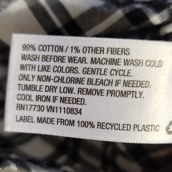 🎸3/$15 Sz4/5 Plaid Xhilaration button-down - Picture 10 of 11